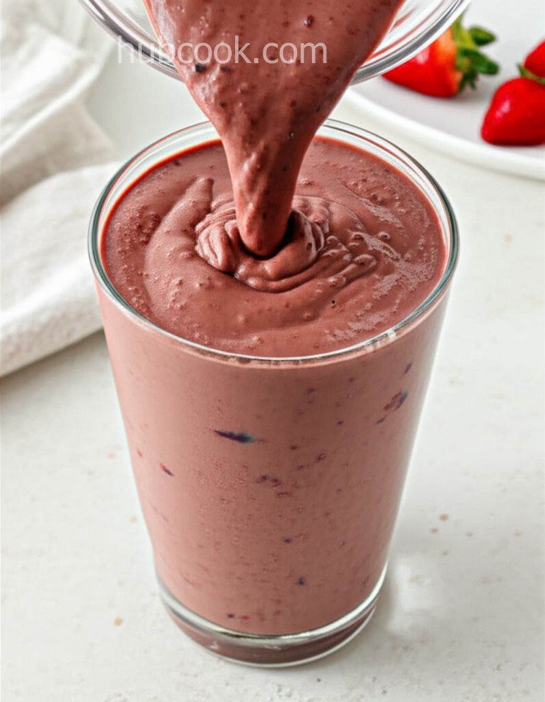 Berry Chocolate Protein Smoothie
