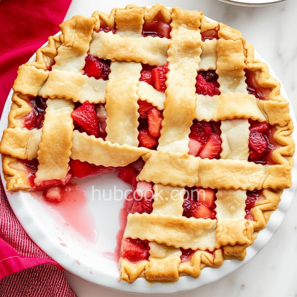 Buffalochef's Strawberry Rhubarb Pie