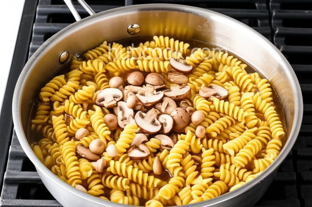 Greg's Special Rotini with Mushrooms
