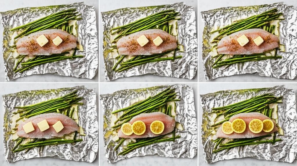 Grilled Swai and Asparagus Packets