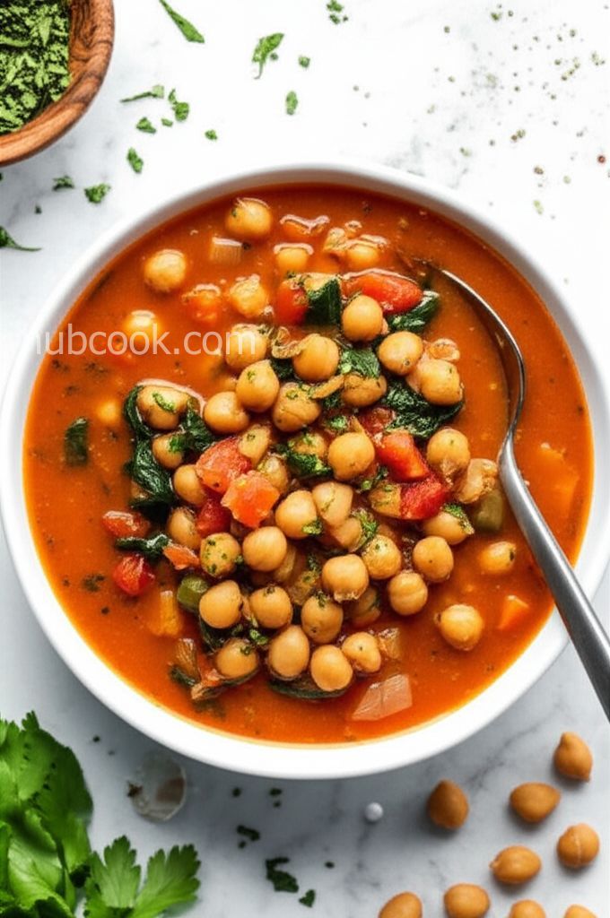 Vegan Italian Garbanzo Bean Soup