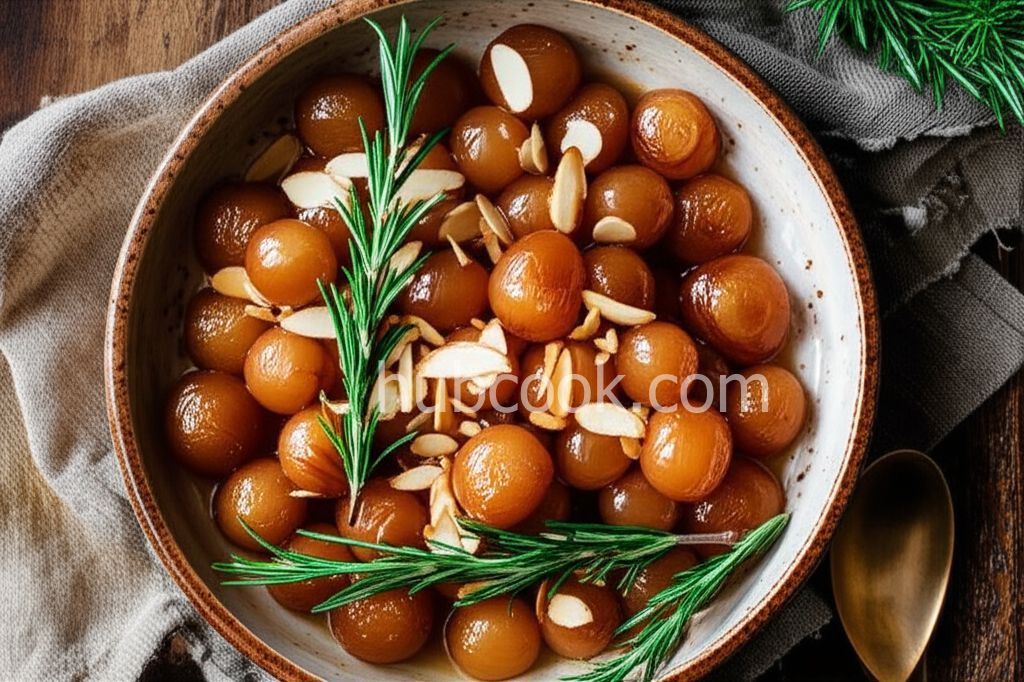Almond Glazed Onions