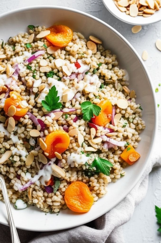 Barley Salad With Almonds And Apricots