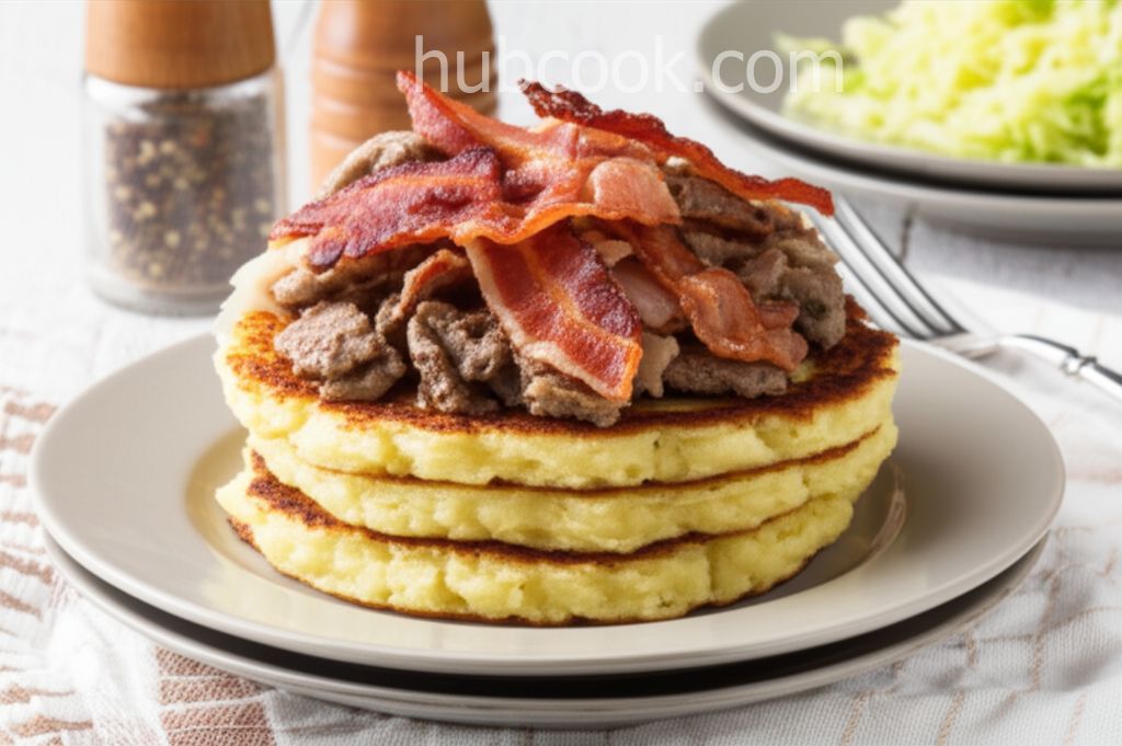 Boxty with Liver and Bacon