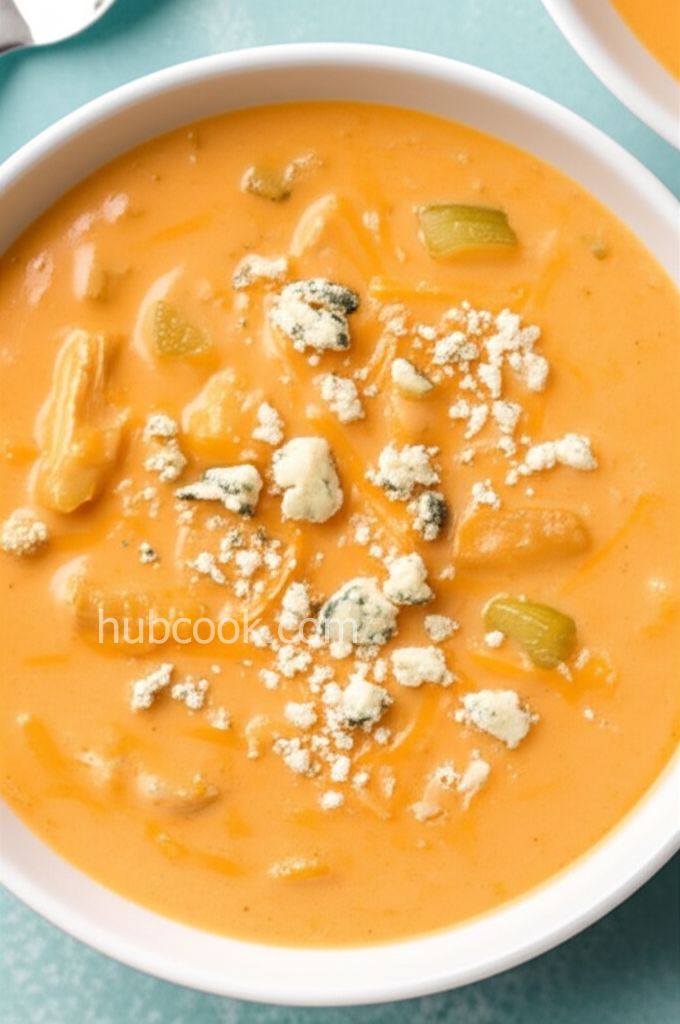 Buffalo Bleu Chicken Soup