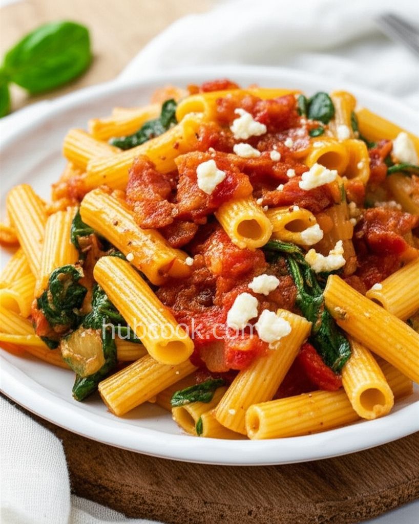 Campanelle Pasta with Turkey Bacon