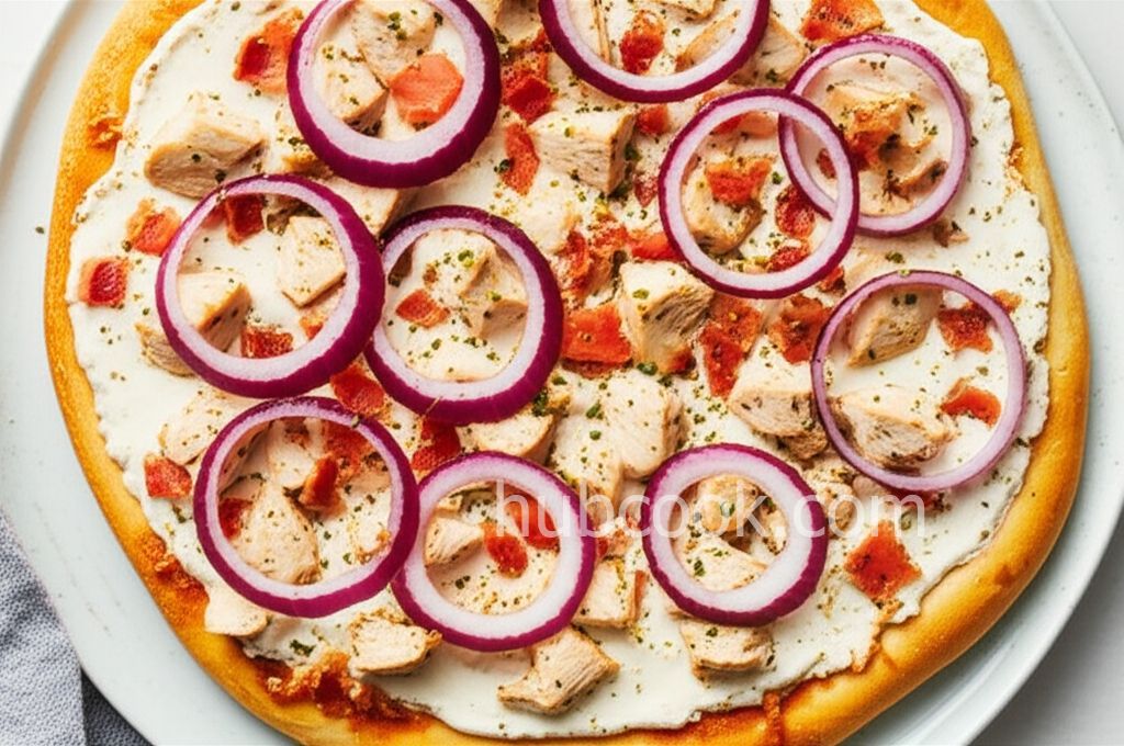 Chicken, Bacon, and Ranch Pizza