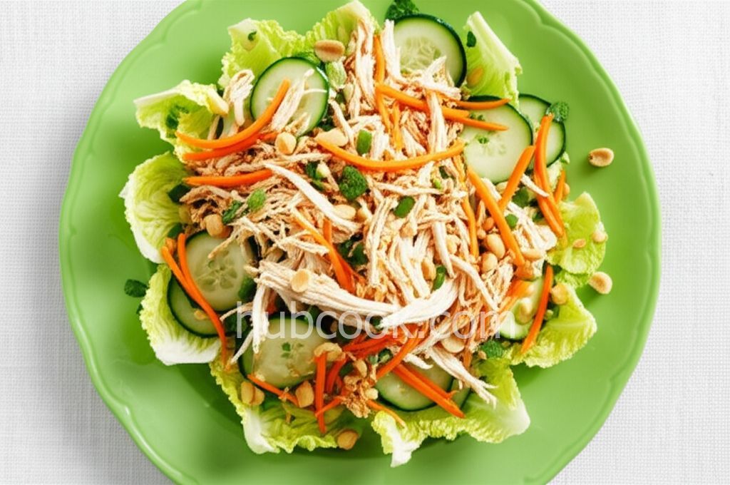 Chicken Salad With Thai-Flavored Dressing