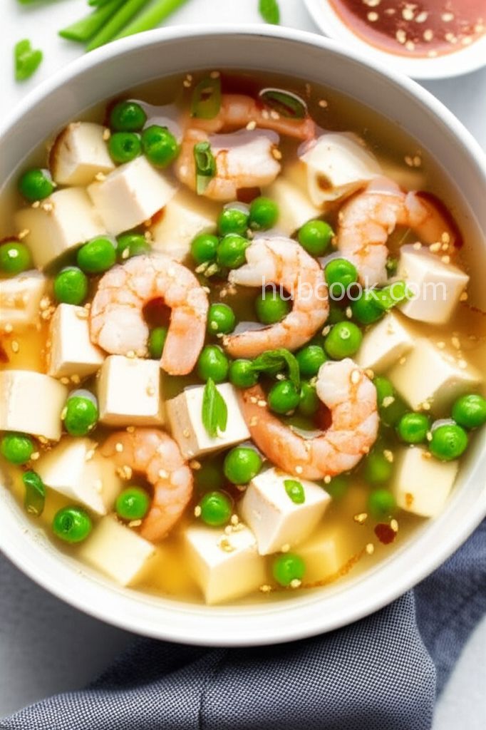 Chinese Shrimp and Tofu Soup