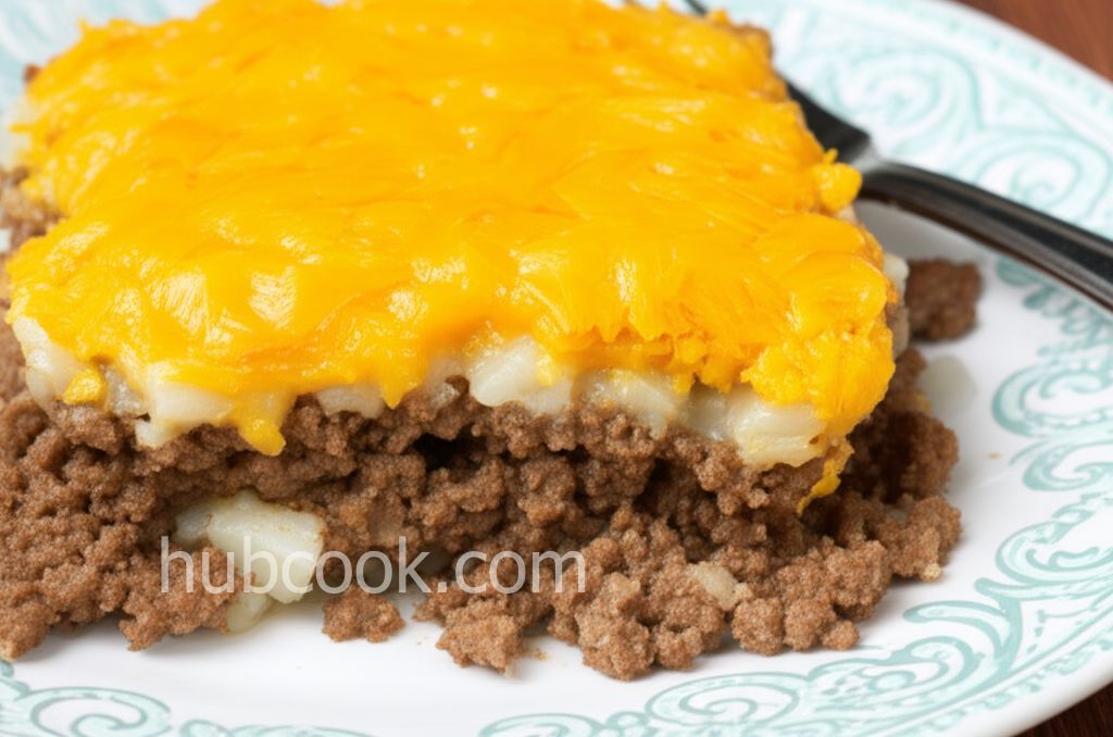 Creamy Hamburger Potato Casserole