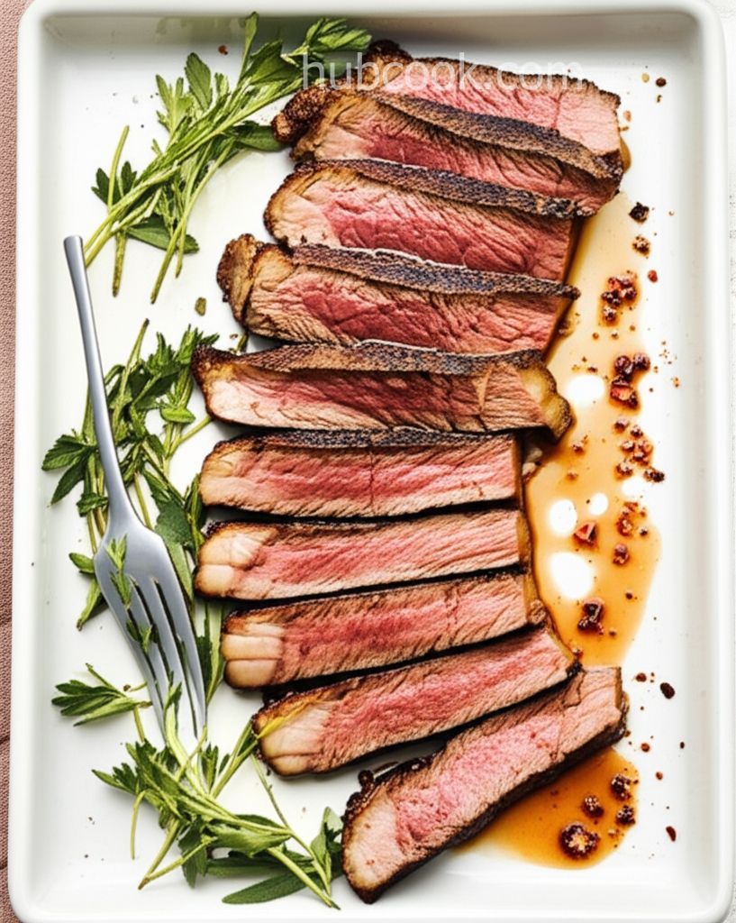 Drunken Flat Iron Steak