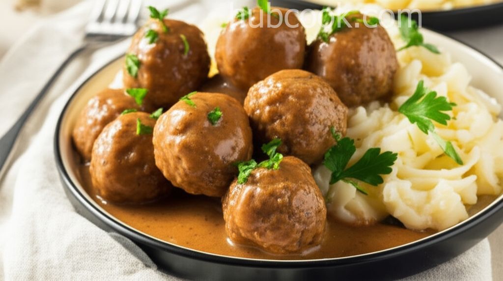 Healthier Swedish Meatballs