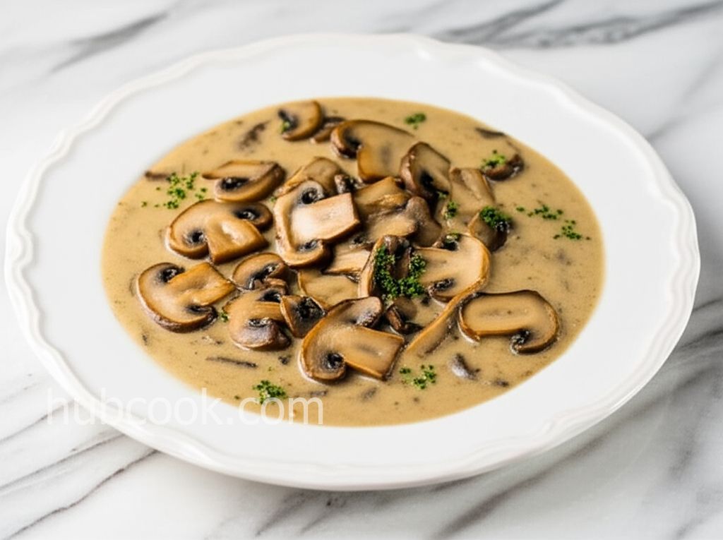 Instant Pot Garlicky Mushroom Soup