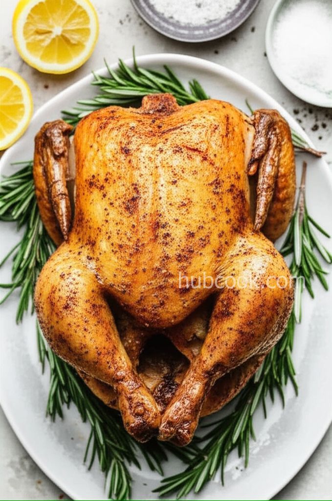 Juicy Lemon-Rosemary Roast Chicken