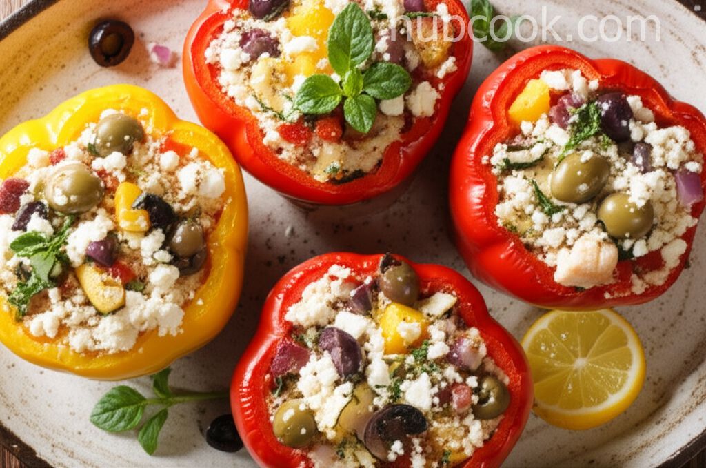Mediterranean-Style Stuffed Peppers