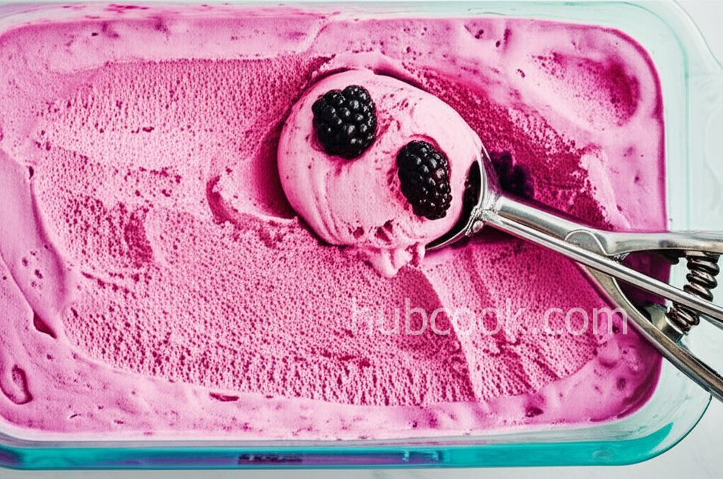 No-Churn Blackberry Ice Cream