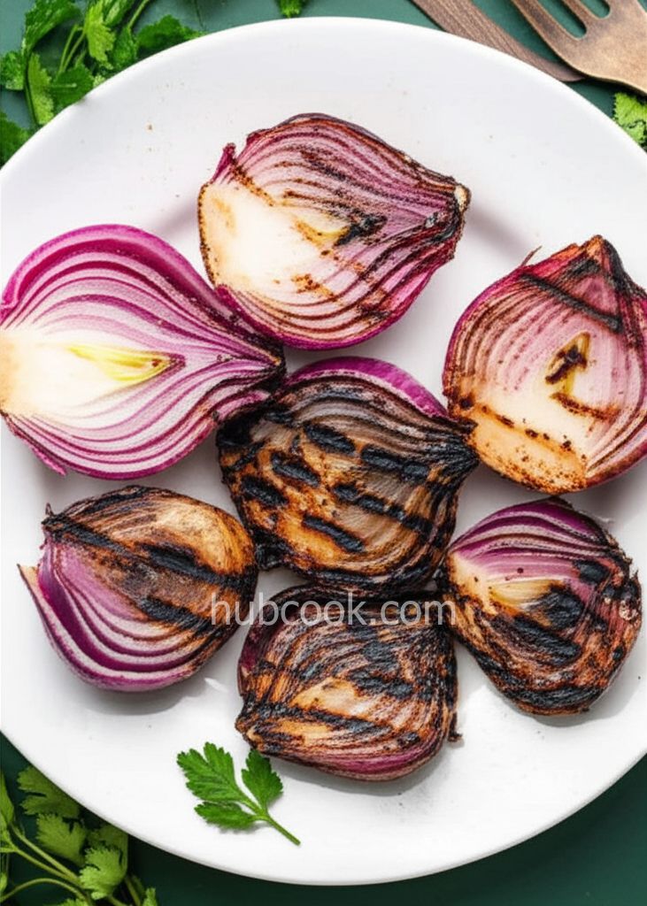 Pickled Grilled Red Onions