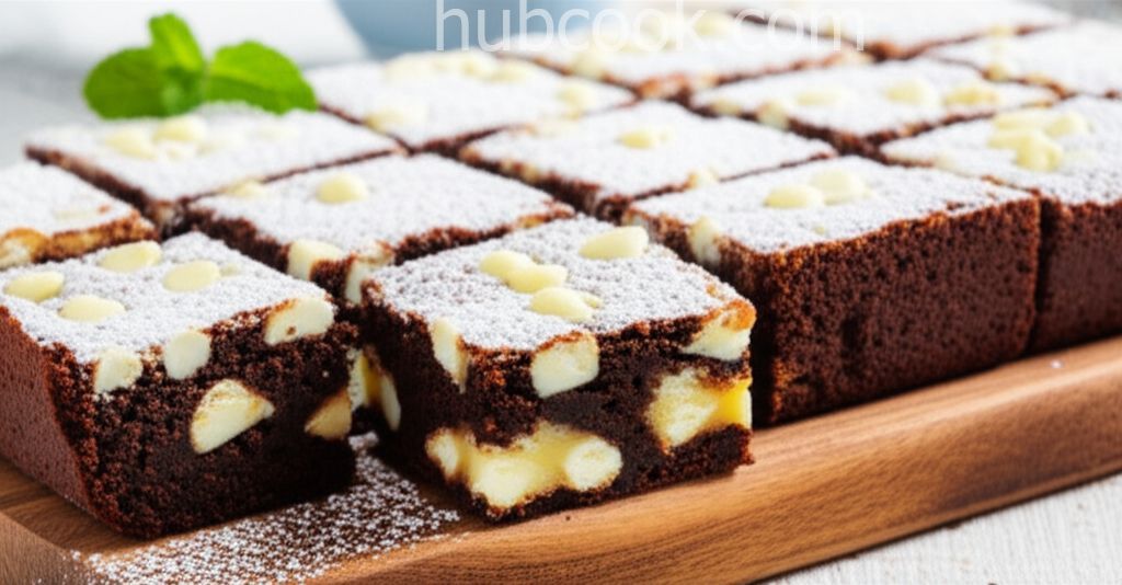 Rich Black and White Brownies