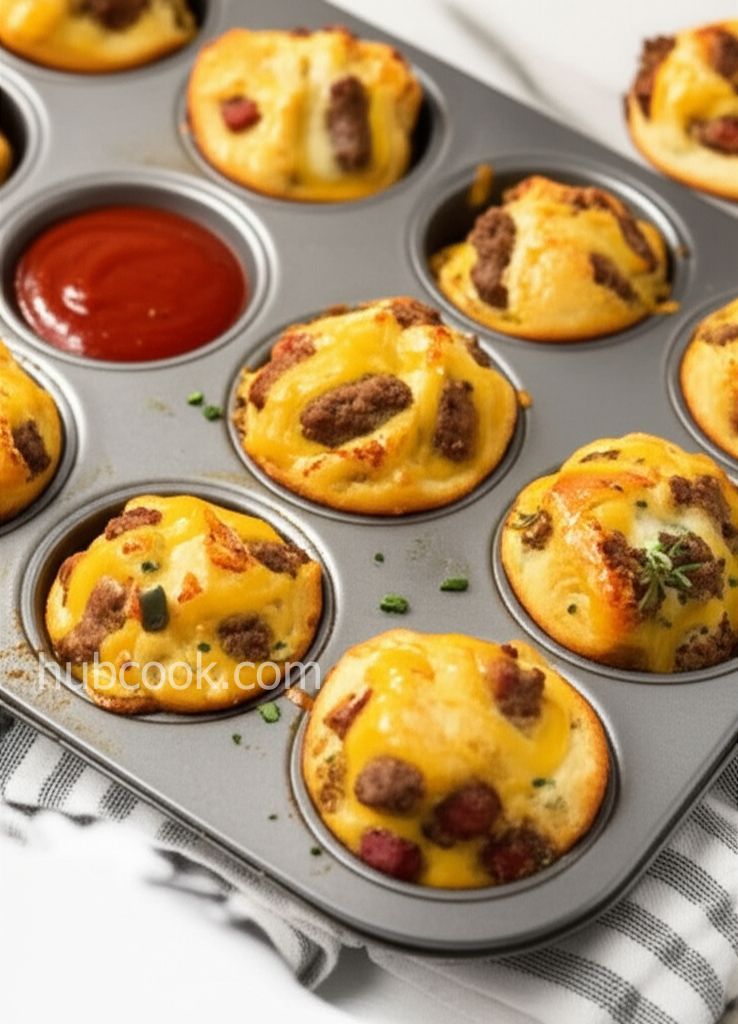 Sausage and Cheese Fluffins