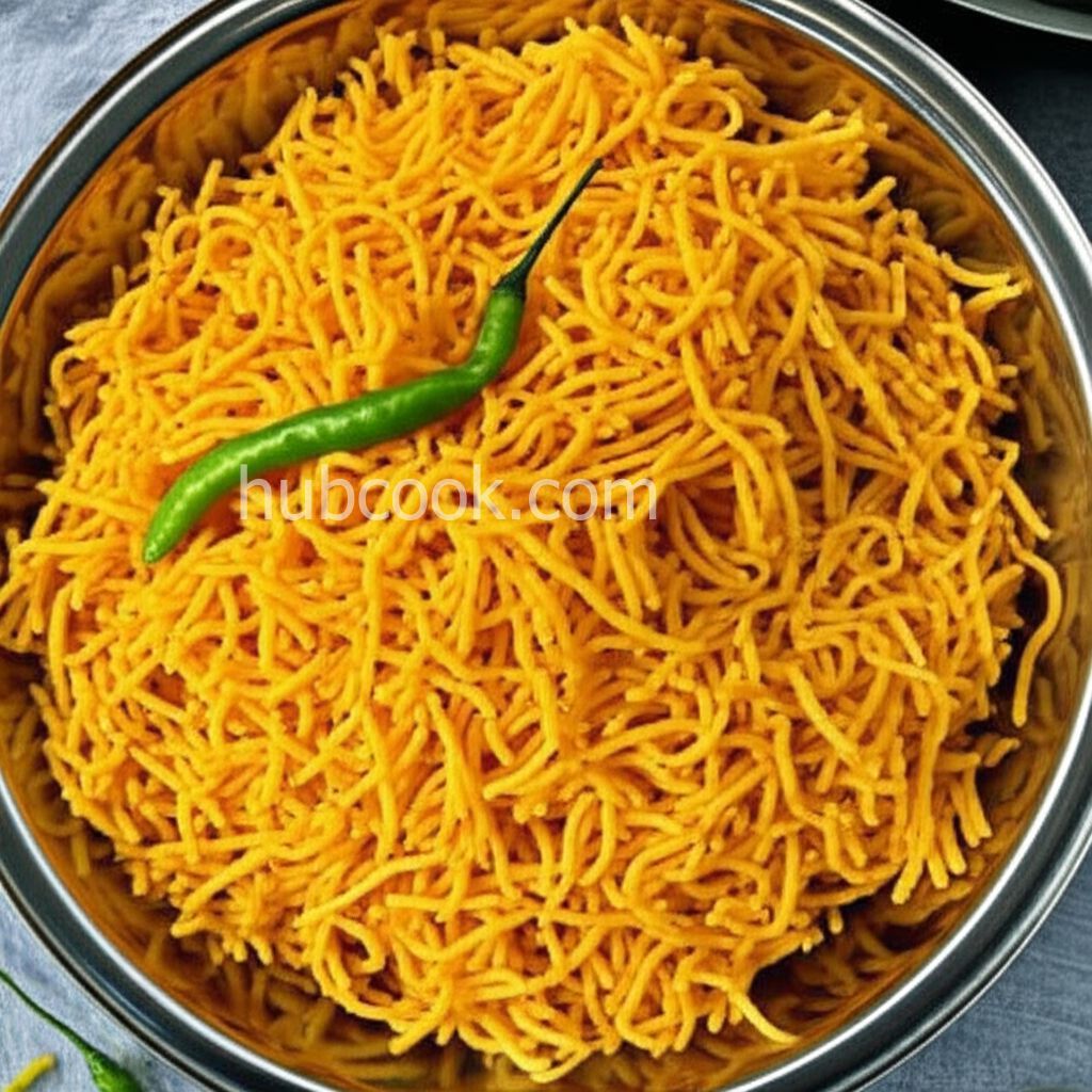 Spicy Potato Noodles (Bataka Sev)