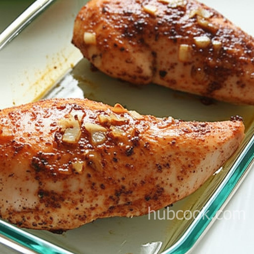 Sweet-Hot Baked Chicken Breast