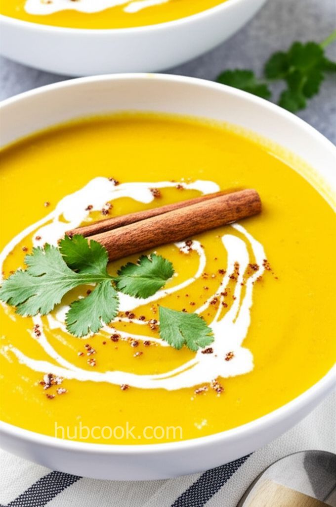 Zucchini Soup with Curry Spices