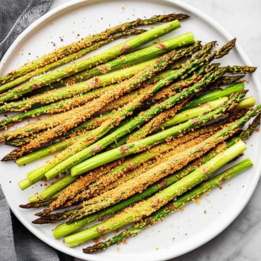 Air Fryer Roasted Asparagus