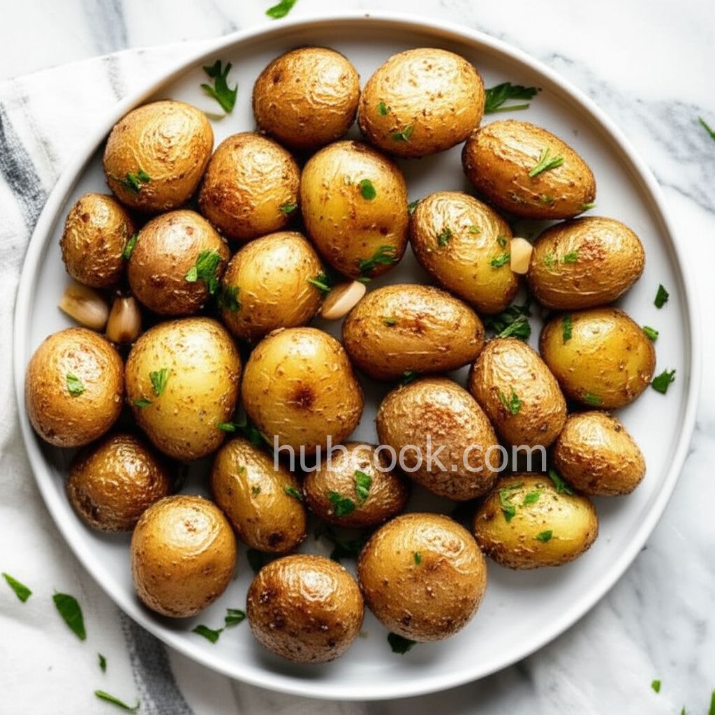 Air Fryer Rosemary Garlic Baby Potatoes