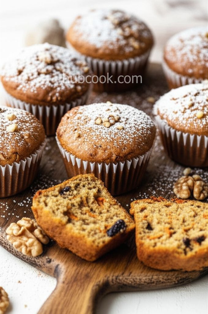 Apple, Carrot, and Ginger Muffins