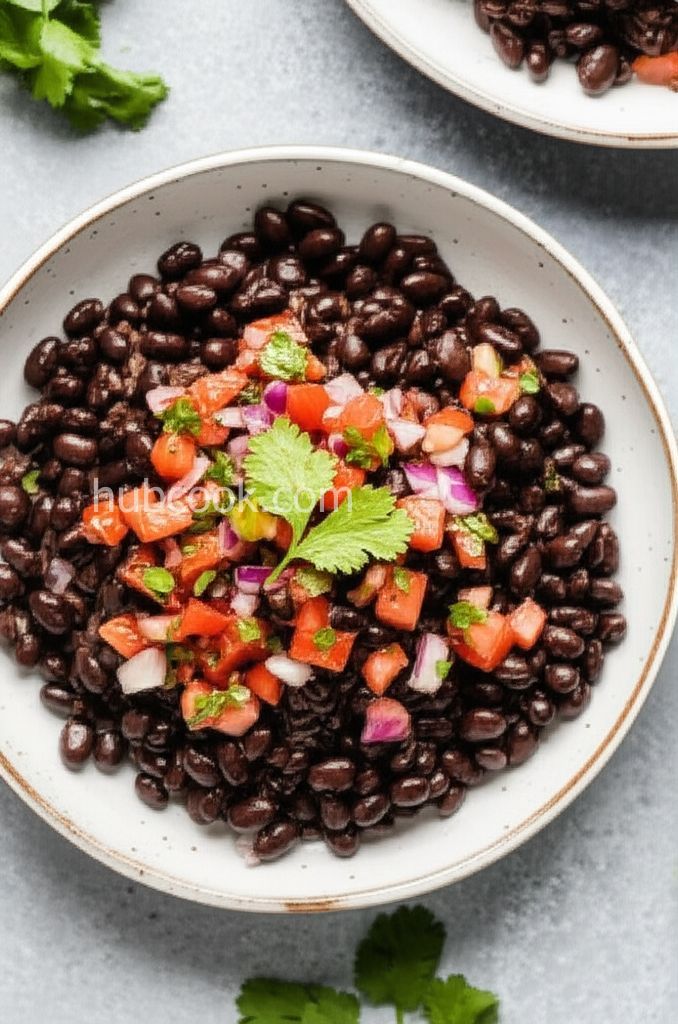 Black Beans with Pico de Gallo