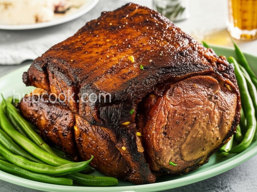 Brian's Garlicky Prime Rib