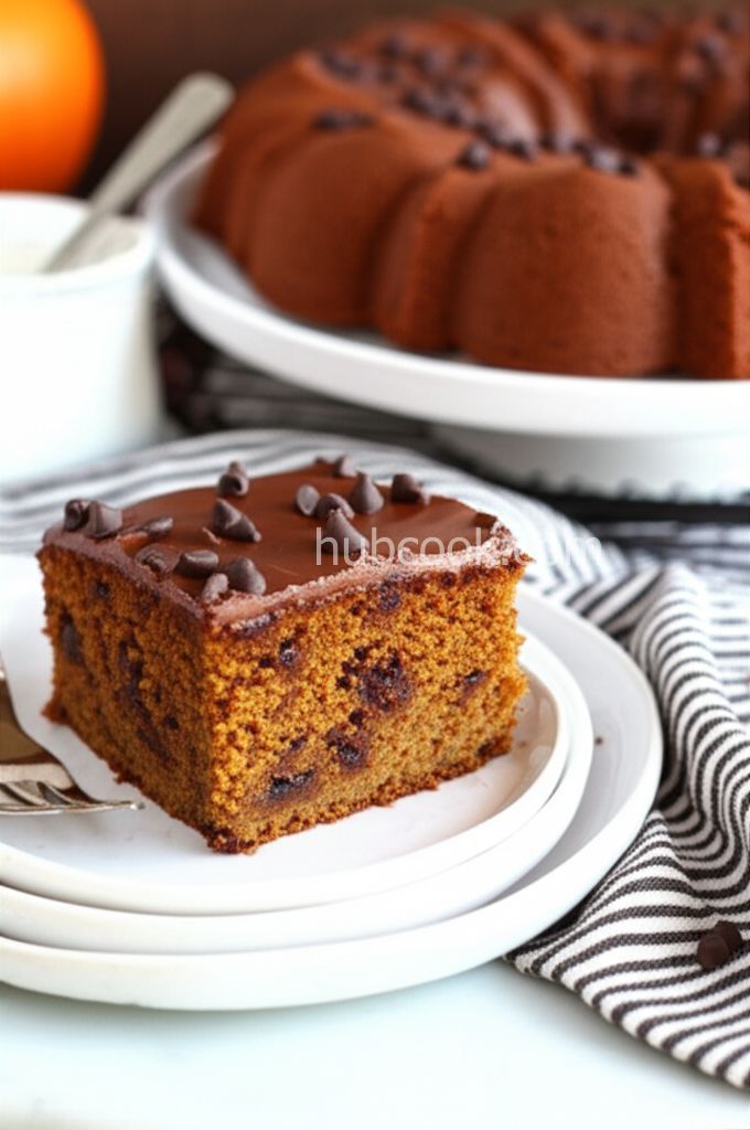Chocolate-Pumpkin Spice Cake