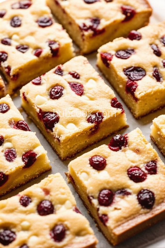 Cranberry-Lemon Blondies