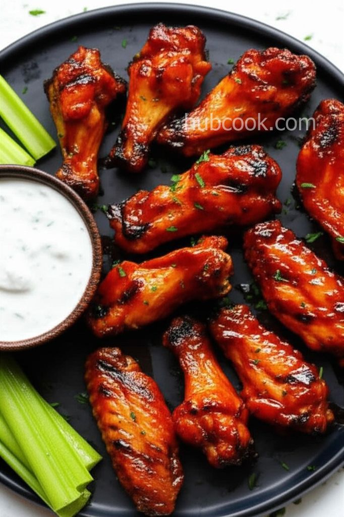 Dad's Grilled Hot Wings