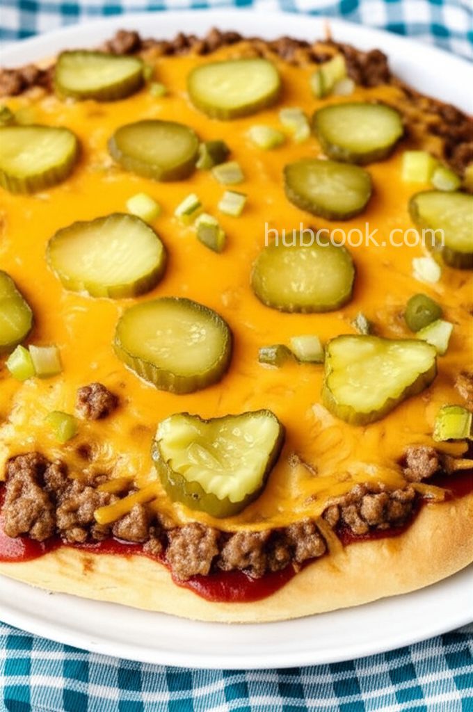 Easy Cheeseburger Pizza