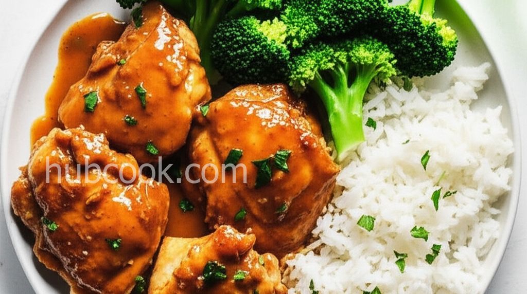 Easy Slow Cooker Chicken Thighs with Honey