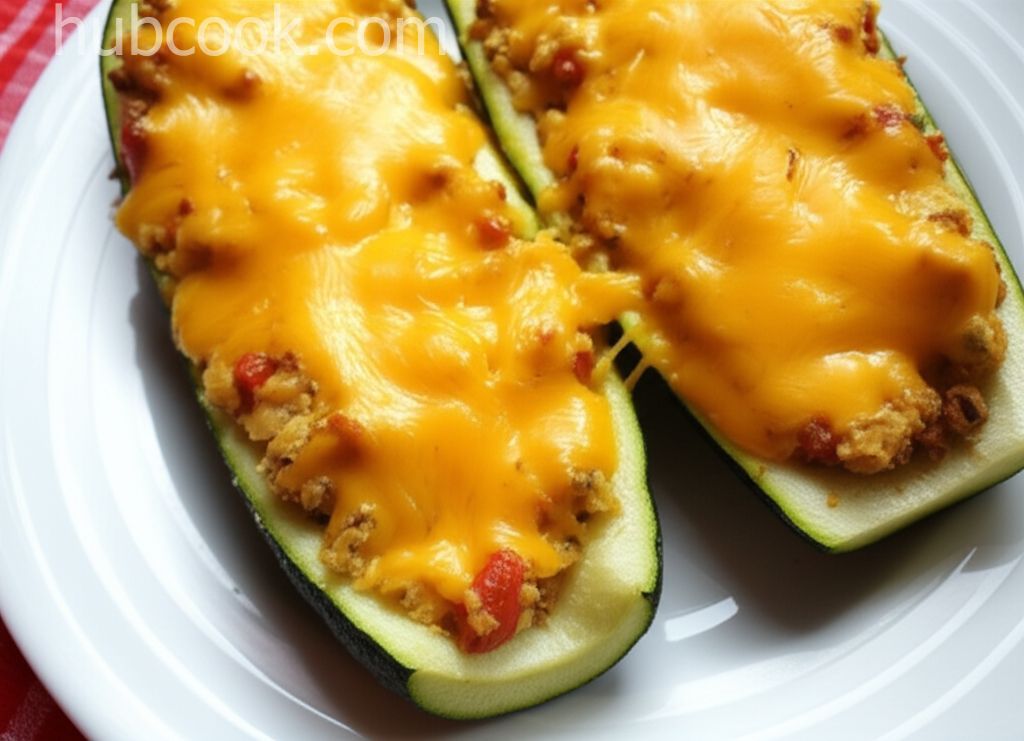 Egg Stuffed Zucchini
