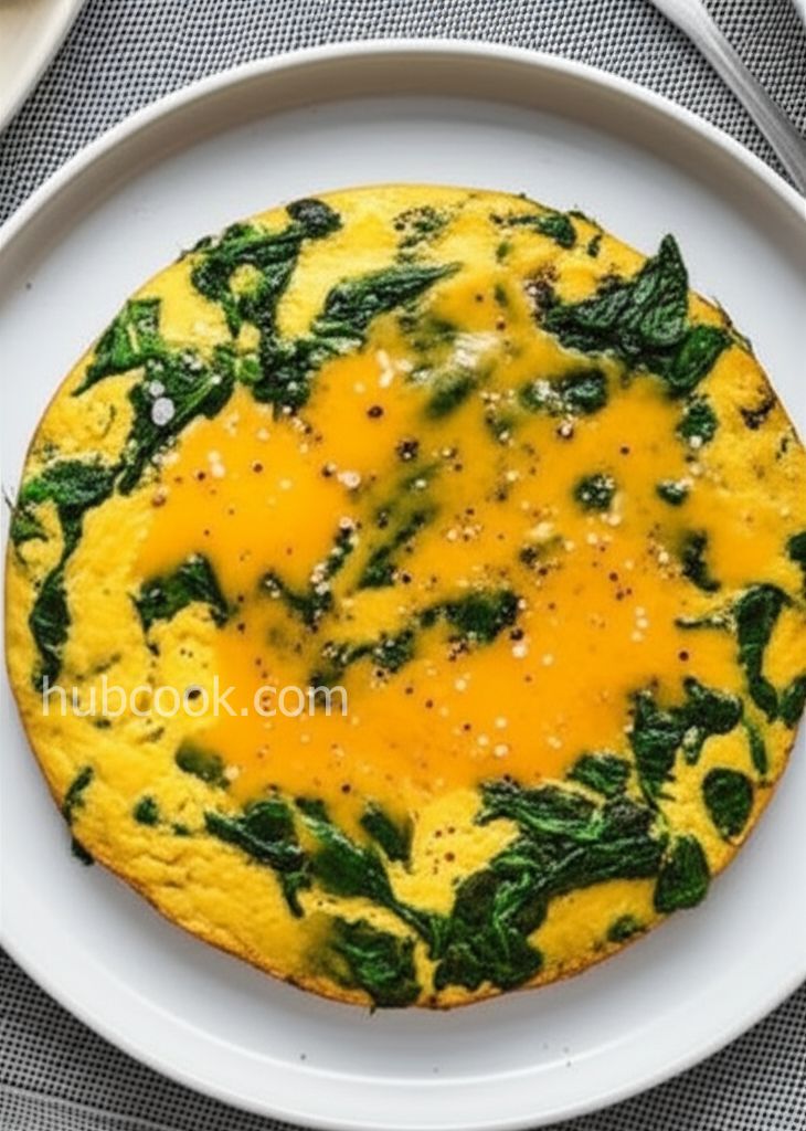 Eggs and Greens Breakfast Dish