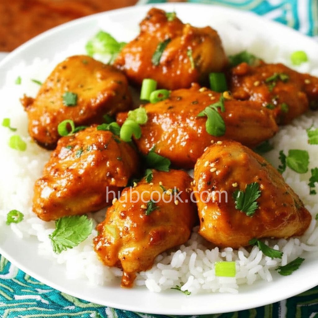 Evin's Indian Apricot Chicken