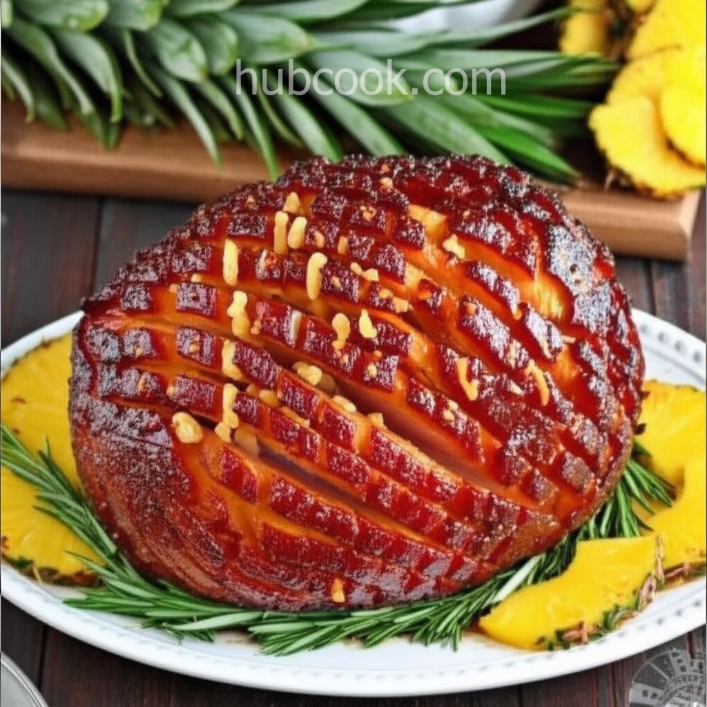 Garlic Baked Ham