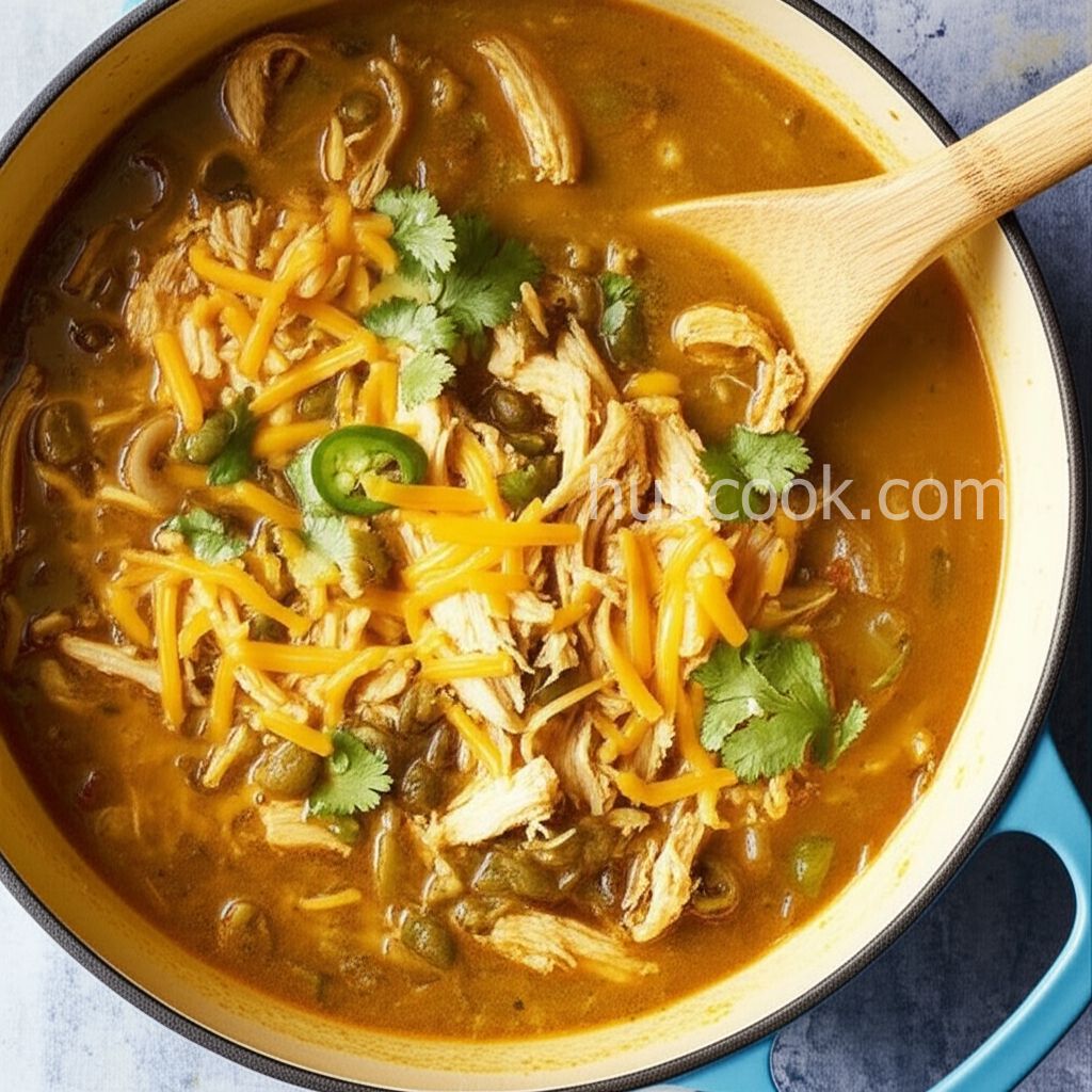 Green Chile Chicken and Rice Soup
