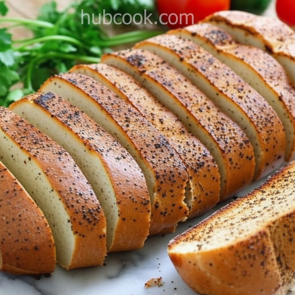 Grilled Salt and Pepper Bread