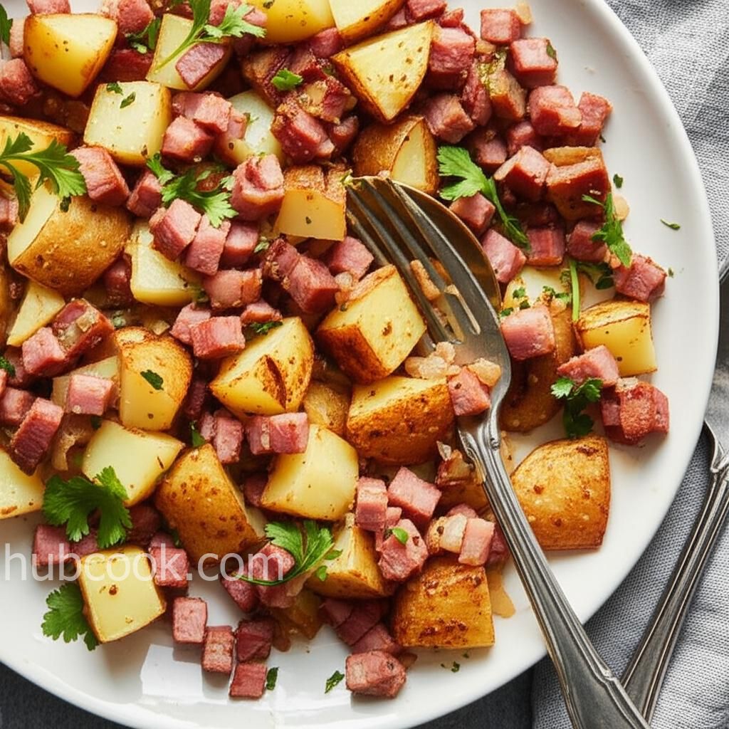 Ham Hash With Sweet Potatoes & Thyme