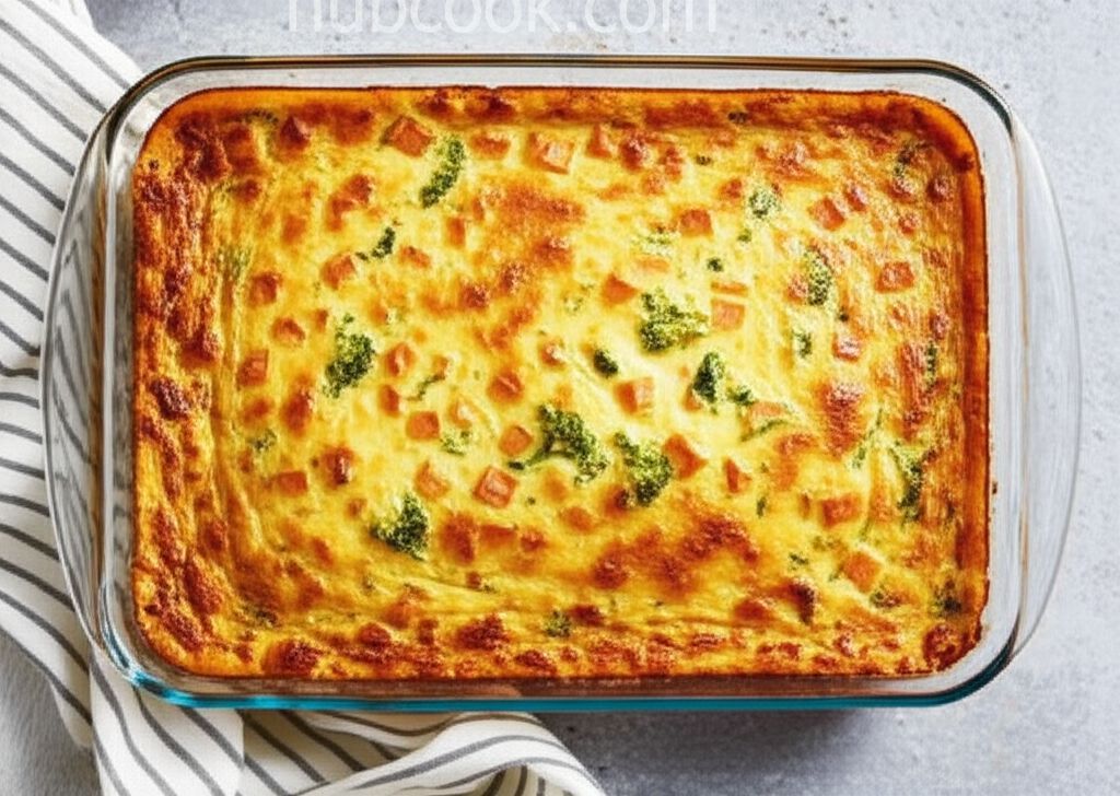 Healthy Sweet Potato and Bacon Breakfast Casserole