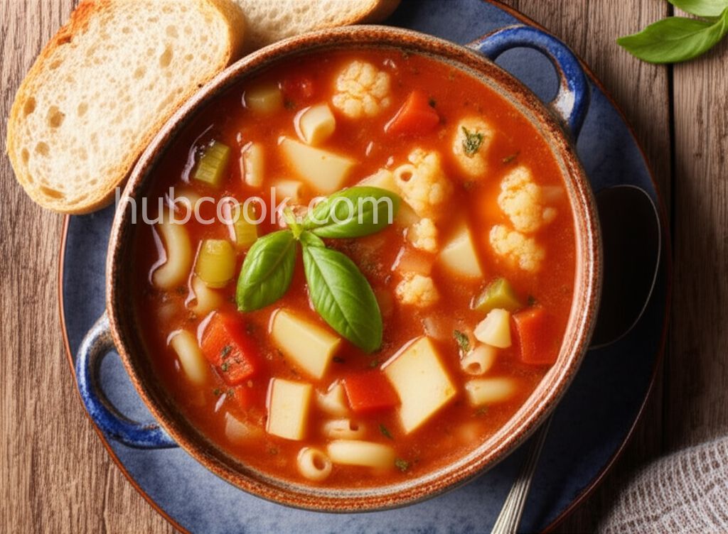 Hearty Vegetable and Macaroni Soup