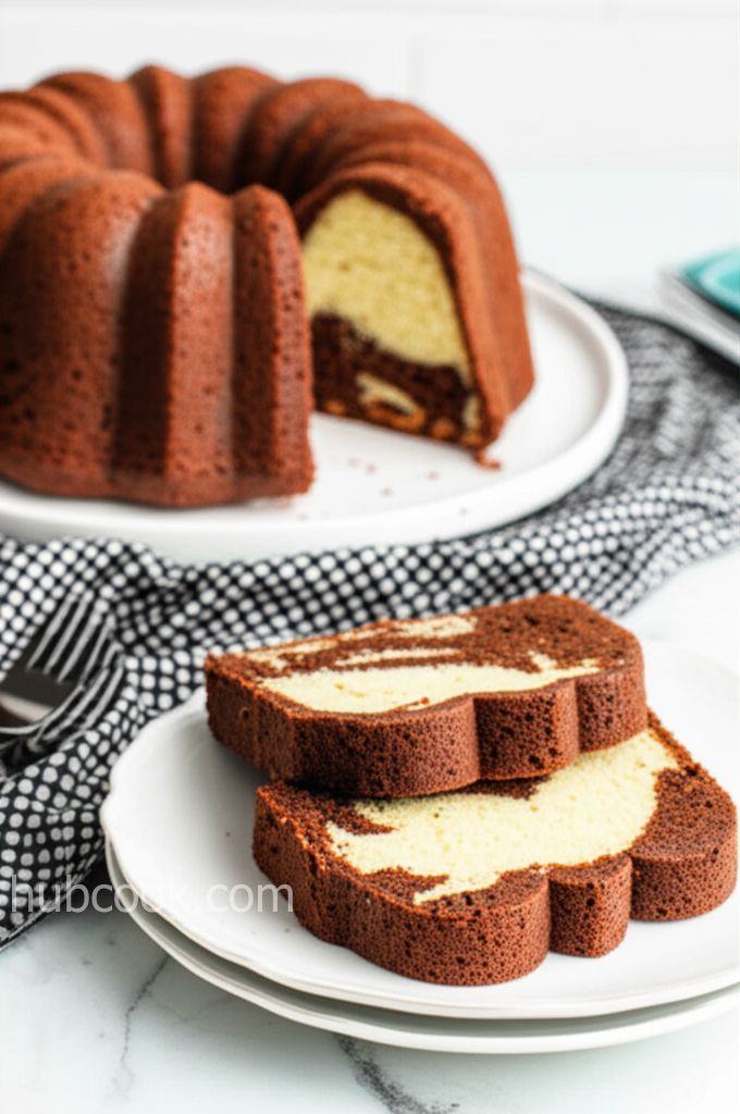 Jan's Dark Chocolate Swirl Pound Cake