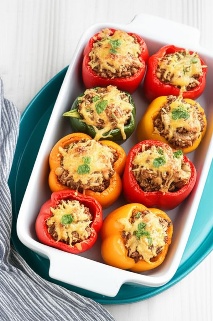 Mexican Chicken Stuffed Peppers