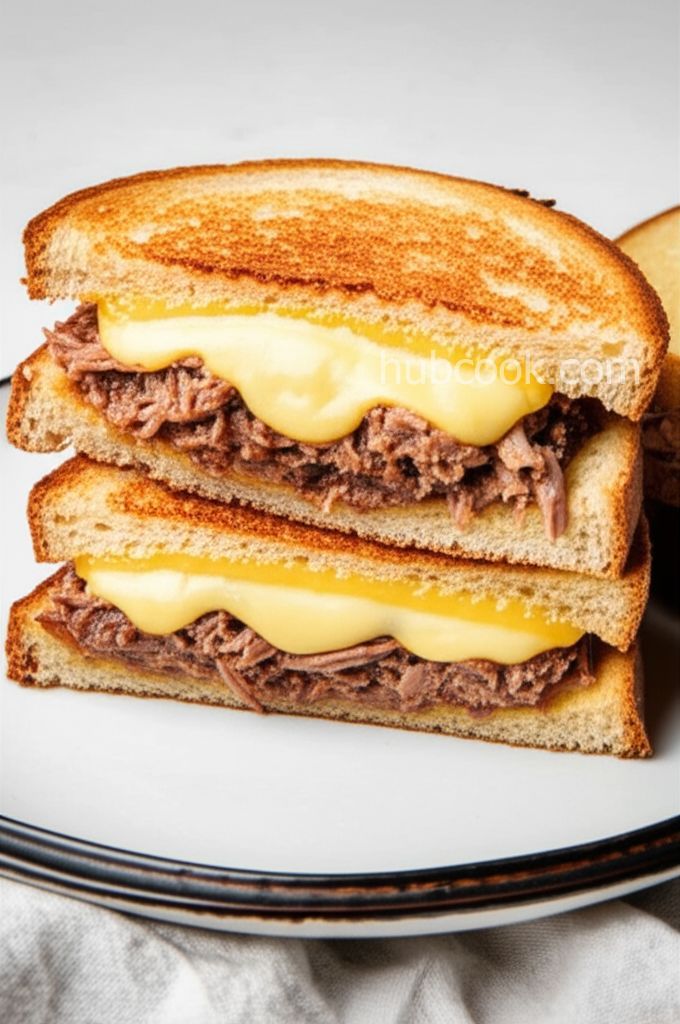 Pulled Pork Grilled Cheese