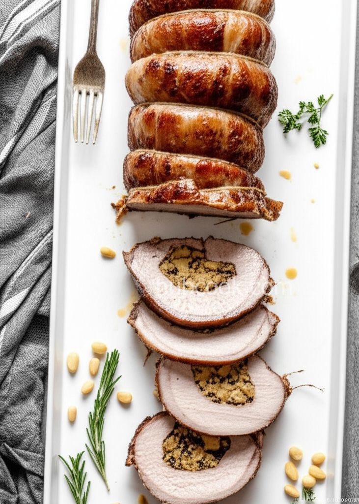 Quinoa Stuffed Pork Tenderloin