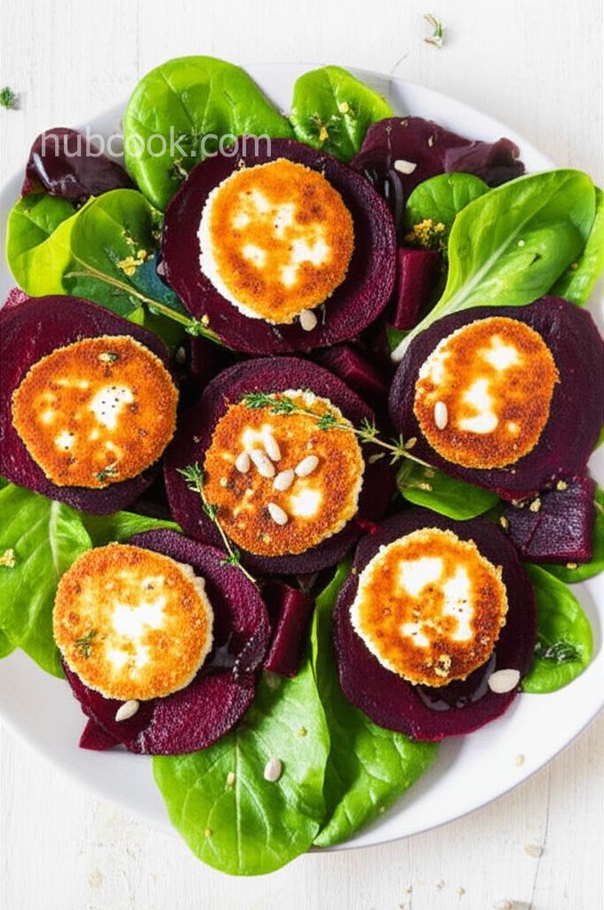 Roasted Beet Salad with Goat Cheese